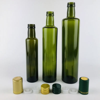 Bottiglia spessa del contagoccia dell'olio d'oliva della parete, bottiglia durevole del quadro/tonda olio d'oliva fornitore