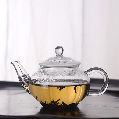 teiera con Infuser, chiaro bollitore della cima della stufa di 8.5oz 250ml di tè di Pyrex con il filtro di vetro fornitore