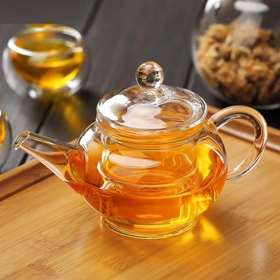 Teiera di vetro sana di Infuser del tè, termoresistente tutta la teiera di vetro con il filtro fornitore
