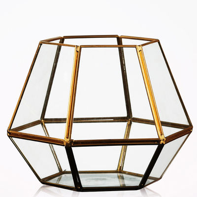 Vaso geometrico di vetro dell'esposizione del fiore di terrario DIY di Homeware della decorazione da tavolo moderna fornitore