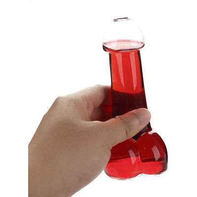 Il pene di vetro della novità della bottiglia bevanda dei frullati/del latte ha modellato la piccola dimensione del colpo fornitore