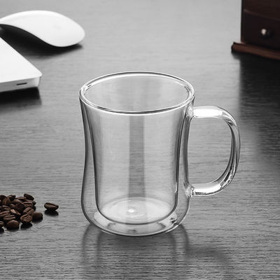 la tazza di vetro doppia 220ml/420ml ha isolato il termale per tè/caffè fornitore