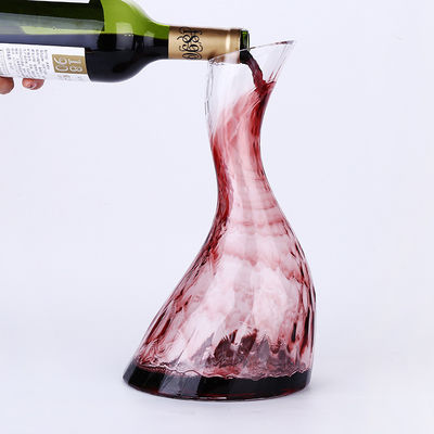 Decantatori di vetro fatti a mano su misura del liquore, aeratore del vino rosso di Lightweght fornitore