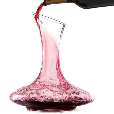 Capacità personale 1200ml soffiato mano/1800ml del decantatore del vino di cristallo fornitore