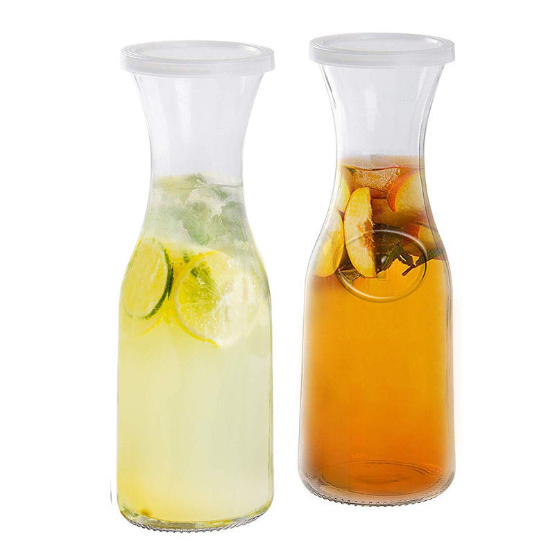Bottiglie vuote sicure del succo della lavastoviglie, bottiglia di vetro ghiacciata dell'ampia bocca del tè fornitore