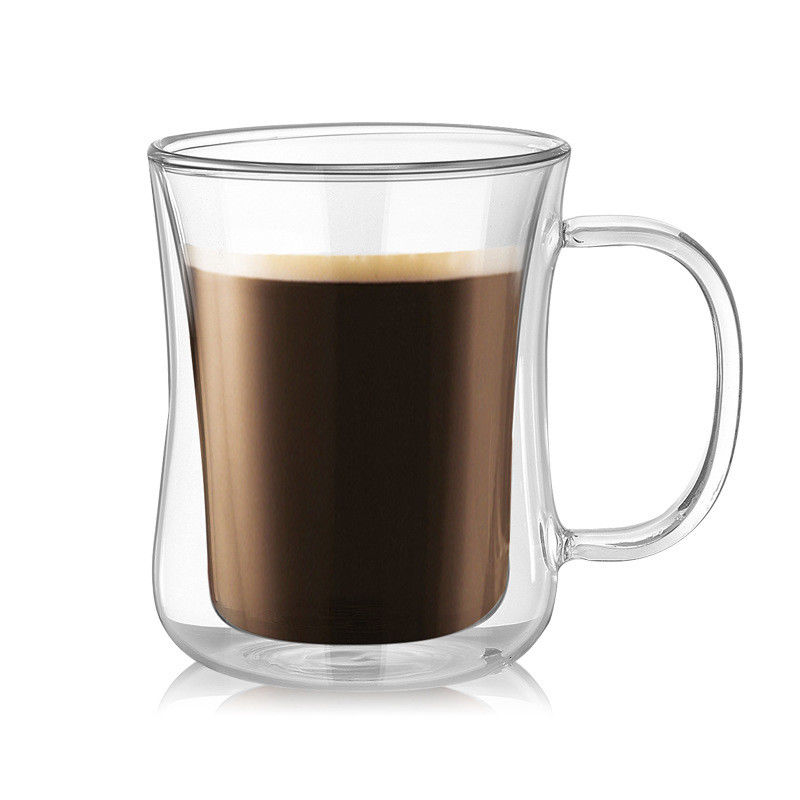 la tazza di vetro doppia 220ml/420ml ha isolato il termale per tè/caffè fornitore