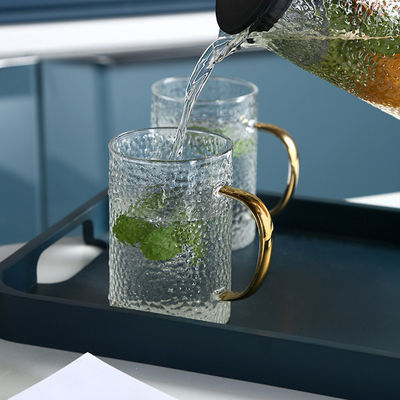 Tazza di vetro colorata del caffè espresso con la maniglia, chiavetta di vetro doppia amichevole di Eco fornitore