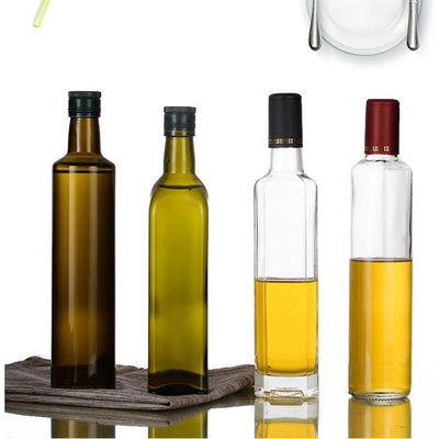 Contenitore di vetro dell'olio d'oliva della cucina, ampolliera classica dell'olio d'oliva con Pourer fornitore