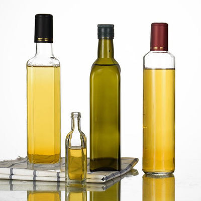 Contenitore di vetro dell'olio d'oliva della cucina, ampolliera classica dell'olio d'oliva con Pourer fornitore