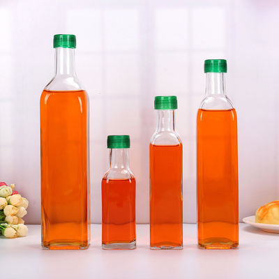 Bottiglia portatile di stoccaggio della cucina, piccole bottiglie di vetro del cappuccio sigillato per olio d'oliva fornitore
