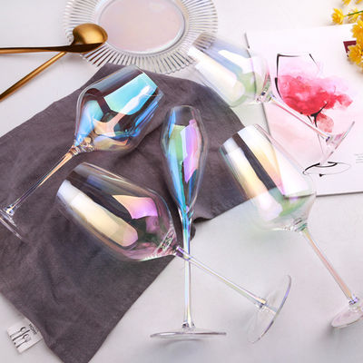 Vetro di vino elettrolitico dell'arcobaleno, insieme trasparente del decantatore di vetro di vino di Borgogna fornitore