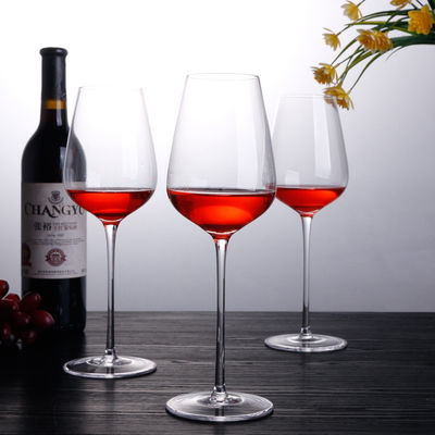 Vetri senza piombo soffiati mano, vetri di cristallo del vino rosso del Bordeaux di stile italiano premio fornitore