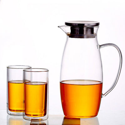 BPA liberano la caraffa per l'acqua di vetro per il mestiere soffiato mano del succo/bevanda/acqua fredda fornitore