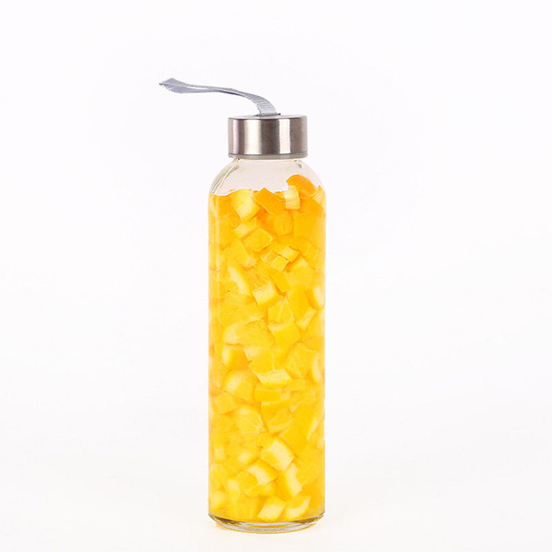 Triangolo di vetro portatile puro della bottiglia della bevanda di sport a forma di per bere morbido fornitore